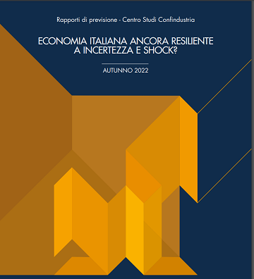 Rapporto di previsione CONFINDUSTRIA “Economia italiana ancora resiliente a incertezza e shock?”
