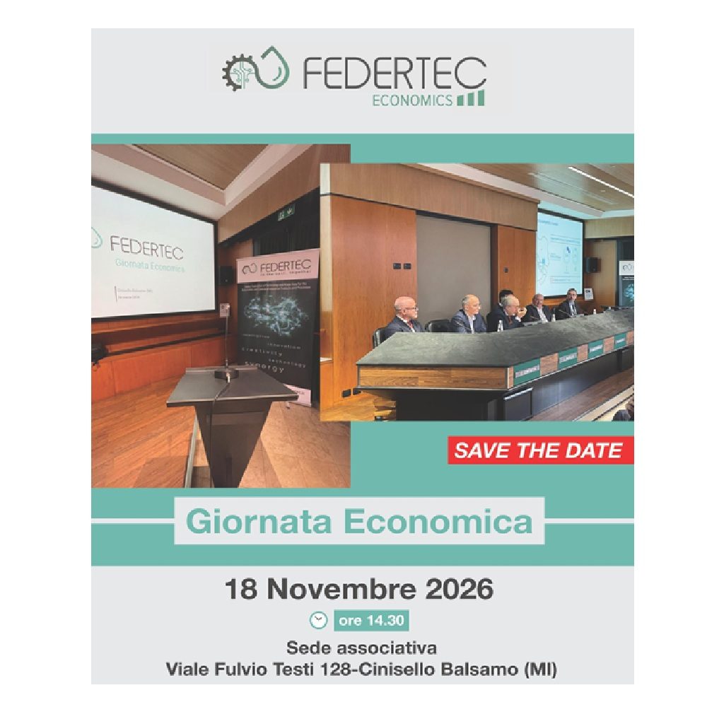 GIORNATA ECONOMICA FEDERTEC – 18 NOVEMBRE 2026