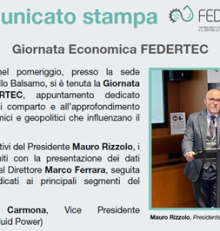 Comunicato stampa FEDERTEC – Dati di settore 2025 complessivamente stabili