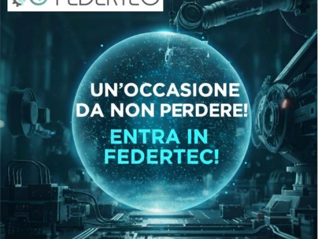 ADESIONE A FEDERTEC – QUOTA ASSOCIATIVA GRATUITA